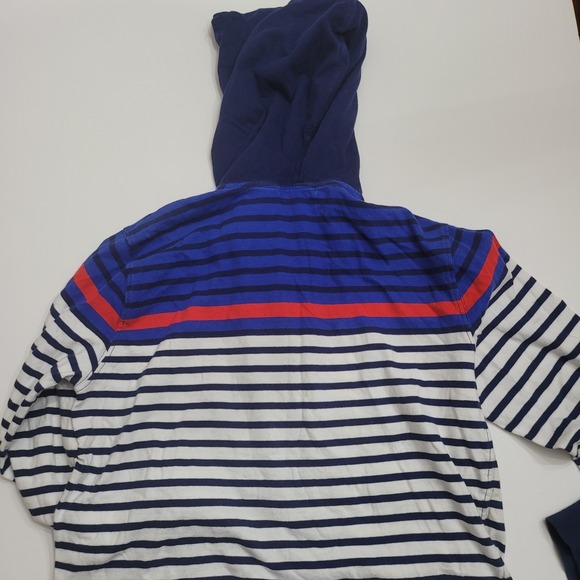 Polo Ralph Lauren Boys (L/G) 14-16 Blue, Red And White Hoodie Striped - Picture 5 of 5